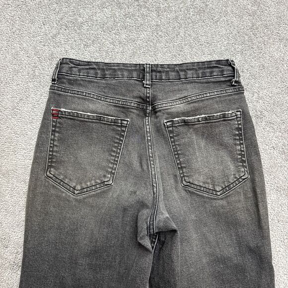 BDG Urban Outfitters Slim Straight Denim jeans Womens 28 Faded Black High Rise - Picture 5 of 16